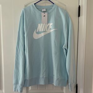 WWT Mens Nike Men's Sky Blue Crewneck Sweater